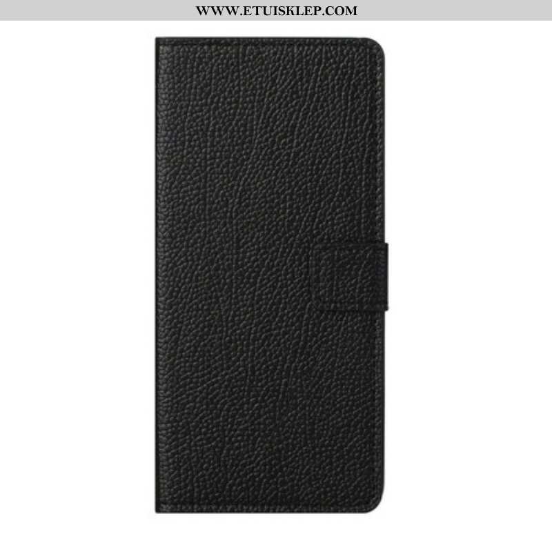 Etui Folio do OnePlus Nord 2 5G Efekt Skóry Licowej Liczi